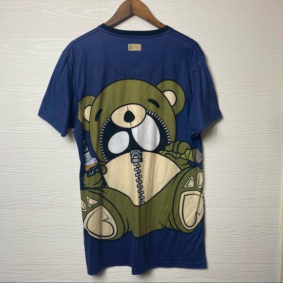 Entree LS men’s Tshirt with bear and Jack Daniels Large streetwear - Picture 8 of 8